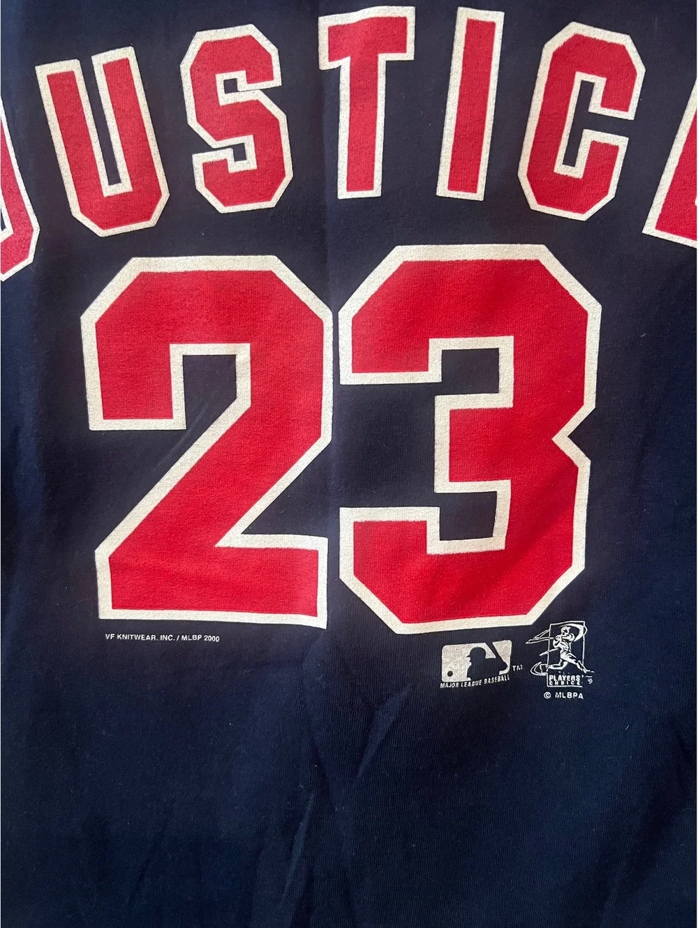 2000 Cleveland Indians David Justice Kids T-Shirt